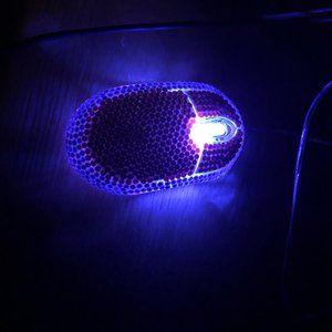 Optical sparkly light up mouse
